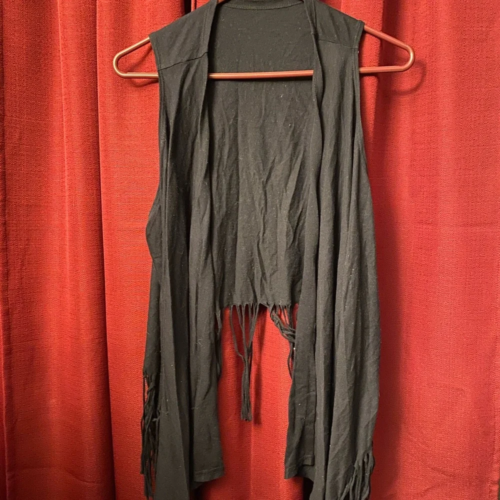 Justice-Black fridge vest-Size:‎ 16